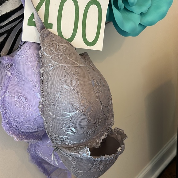 PLUS lingerie. PURE BEAUTY one lilac & one a medium grey 44DD BEAUTIFUL LACE💗💗 - Picture 7 of 7